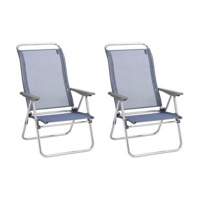 Lot de 2 fauteuils pliants bas - ALU LOW LAFUMA MOBILIER