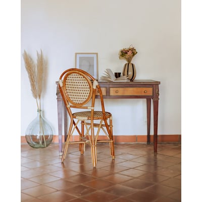 Bureau en bois style directoire au plateau amovible Edouard N°1028 - Bon état DEBONGOUT