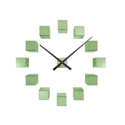 Horloge Murale Plastique DIY CUBIC METALLIC KARLSSON