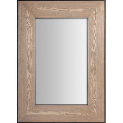 Miroir art déco en frêne  et fer RECOLLECTION