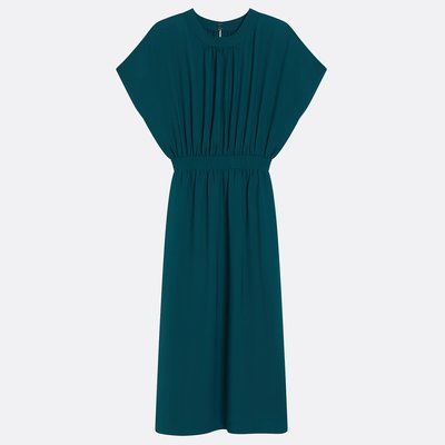 Robe longue évasée, taille élastiquée smockée LA REDOUTE COLLECTIONS