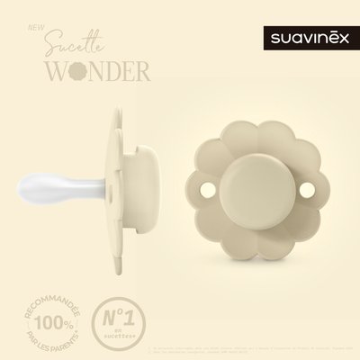 Sucette réversible SX Pro 0-6 mois Wonder whitecap gray SUAVINEX
