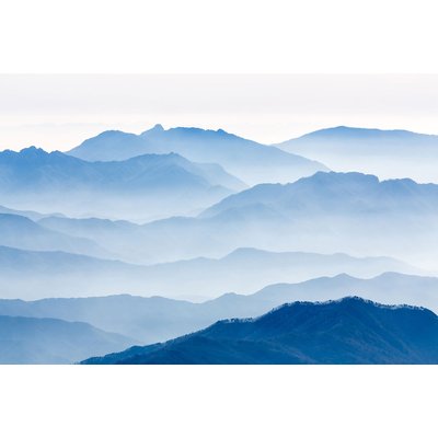 Tableau montagnes bleues HEXOA
