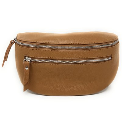 Sac banane en cuir grainé LOU-ANN OH MY BAG