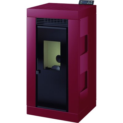 FM Poêle à granulés BP-102K 9,5kW Rouge FM BIOMASA