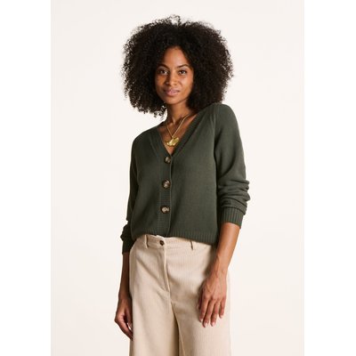 Gilet en maille fine col V LA FEE MARABOUTEE