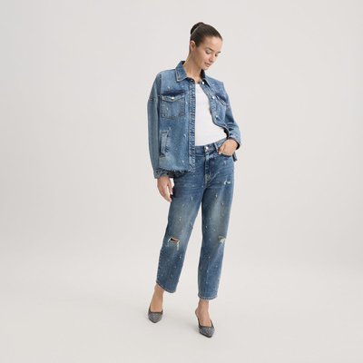 Veste en denim avec strass LIU JO