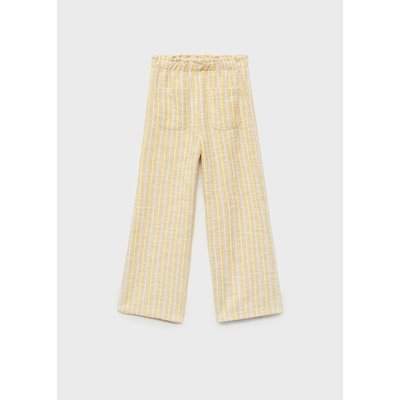 Pantalon texturé rayures MANGO KIDS