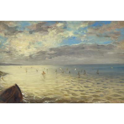 Tableau célèbre de Delacroix La mer à Dieppe HEXOA