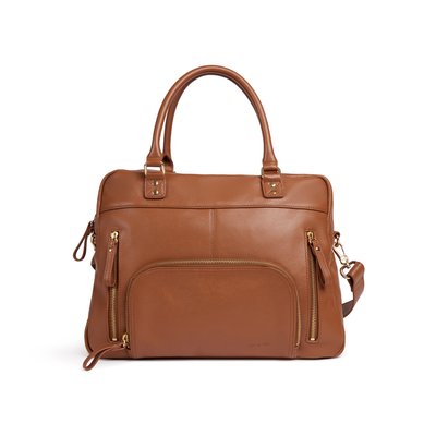 Sac à main zippé multipoche en cuir MACY NAT & NIN