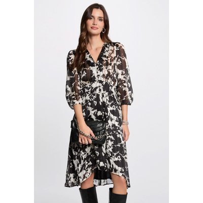 Robe trapèze imprimée MORGAN
