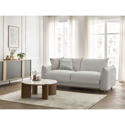 Canapé lit 3 places en tissu couchage 140x190 cm, ERNEST BOBOCHIC