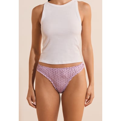 String bloomer satiné NORA SATIN ETAM