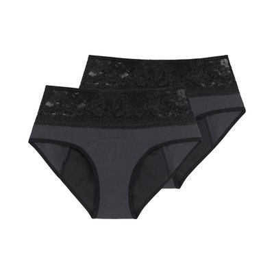 Set van 2 menstruatieslips Eco Moon Lace DORINA