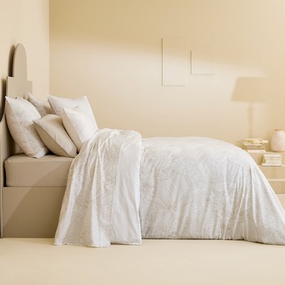 Housse de couette satin de coton 120 fils FLOWER POWER GARNIER-THIEBAUT