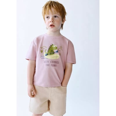 Bermuda en jean droit MANGO BABY