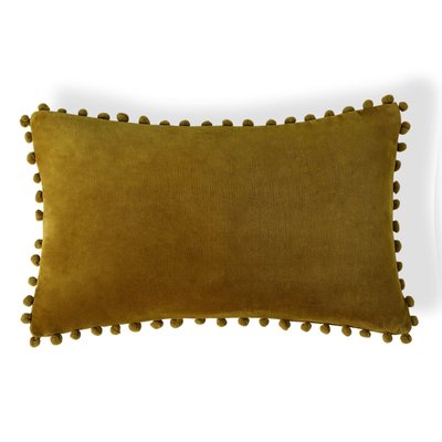 Housse de coussin velours de coton VELVET FEBRONIE