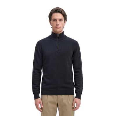 Pull à col roulé en maille, coupe classique en un mélange doux de coton bio et de laine vierge MARC O'POLO