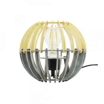 Lampe à poser en bois de peuplier, COBLENCE C-CREATION