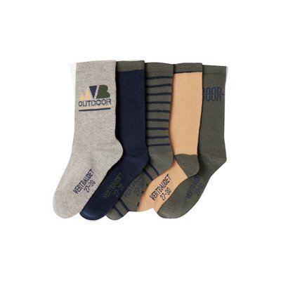 Lot de 5 paires de chaussettes assorties VERTBAUDET