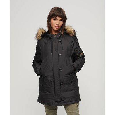 Parka mi-longue à capuche SUPERDRY