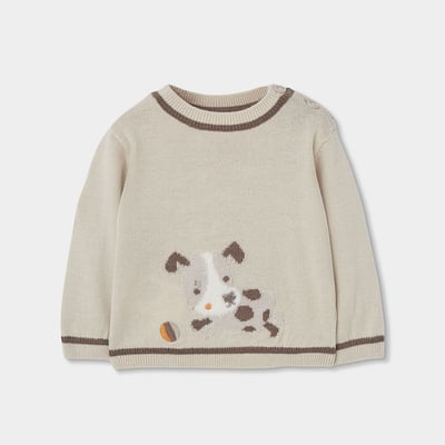 Pull bébé garçon avec imprimé chien BOBOLI