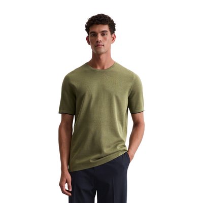 T-shirt en maille fine regular en pur coton bio MARC O'POLO