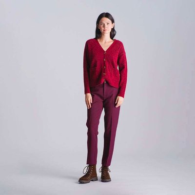 Gilet en mohair et laine mélangés KURT BENSIMON