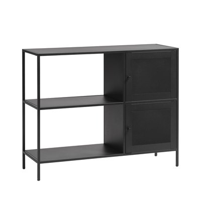 Buffet 2 portes, 2 niches en métal L100cm - ABEL DRAWER