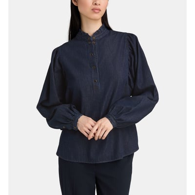 Blouse droite ortense coton denim JODHPUR