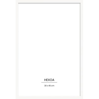 Cadre bois Blanc 30x45cm HEXOA