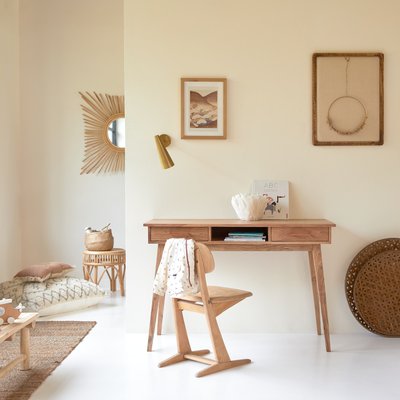 Bureau enfant en acacia massif OSLO TIKAMOON