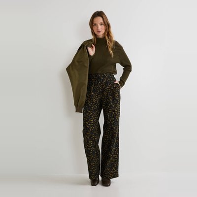 Pantalon large à pinces MONOPRIX