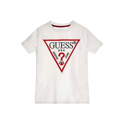 T-Shirt Logo Triangulaire Broderie GUESS KIDS