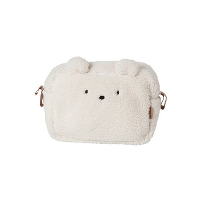 Trousse de toilette en sherpa Ourson PETIT NOMADE VERTBAUDET