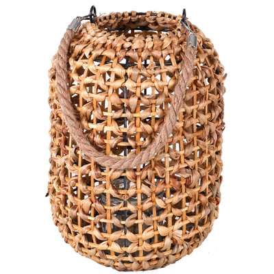 Lanterne en rotin et jute - 20x20x29cm URBAN LIVING