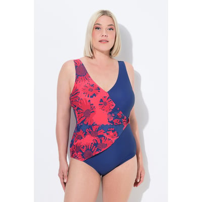 Maillot de bain effet cache-cœur. Bonnets ULLA POPKEN