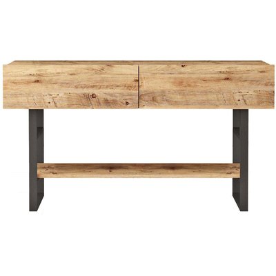 Console imitation bois et métal Atlantic HANAH HOME