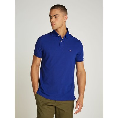Polo droit stretch col 2 boutons TOMMY HILFIGER