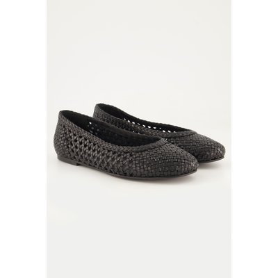 Ballerines en cuir tressé ULLA POPKEN