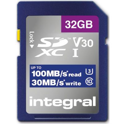 Cartes memoire INTEGRAL INSDH32G-100V30 - INSDH32G-100V30 INTEGRAL
