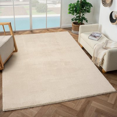 Tapis LAVABLE uni, tapis shaggy à longs poils UN AMOUR DE TAPIS
