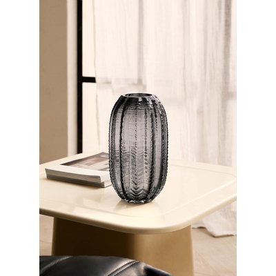 Vase en verre relief MANGO HOME