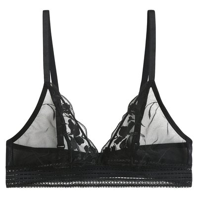Soutien-gorge sans armatures tulle brodé Jaiya LA REDOUTE COLLECTIONS