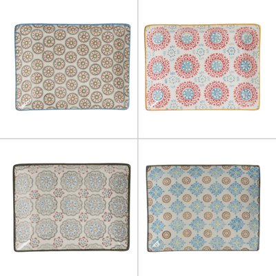 Plat rectangle   21x27 cm-BOHÈME TABLE PASSION