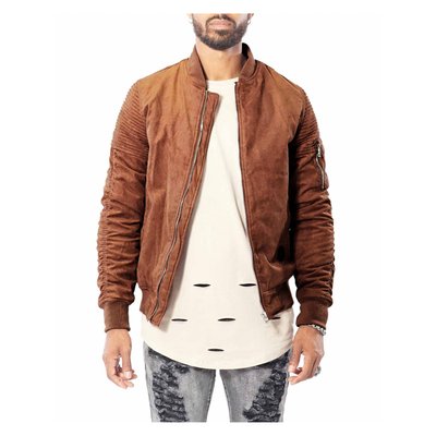 Veste Bomber effet daim avec zip PROJECT X