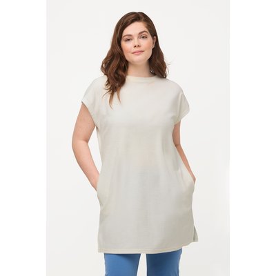 T-shirt en tissu éponge de coton bio. Col ULLA POPKEN