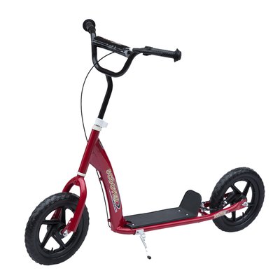 Trottinette patinette poignée frein béquille guidon réglable acier HOMCOM