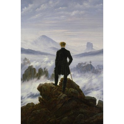 Tableau la mer et le brouillard par caspar david friedrich HEXOA