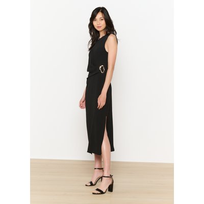Robe midi drapée LOLALIZA